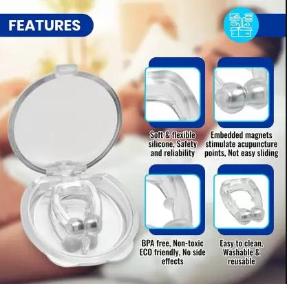 AiroMag™ Anti Snoring Nose Clip Anti-snoring Device  (Nose Clip)