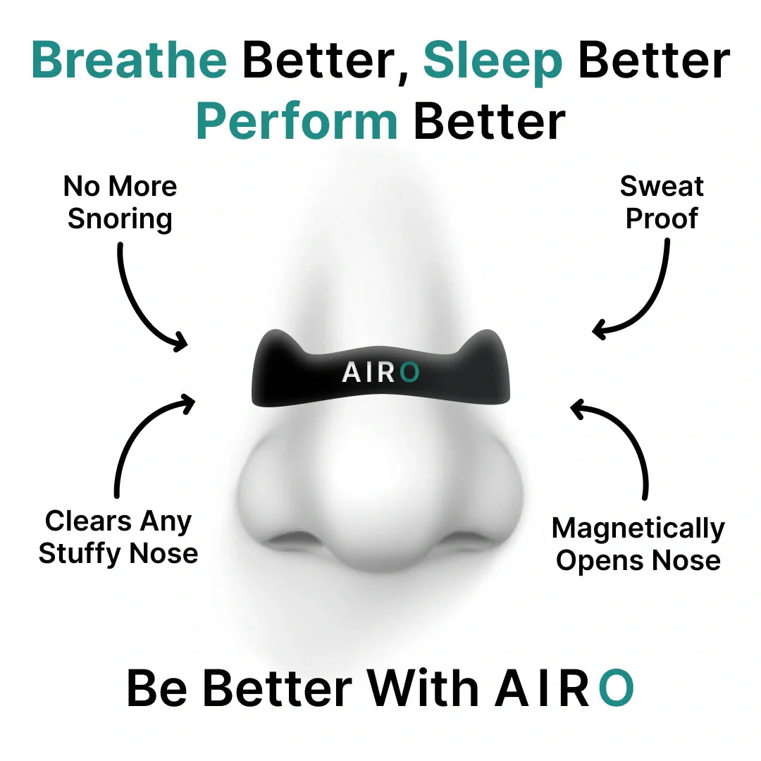 AiroMag™ Magnetic Nasal Strip – Advanced Airflow & Sleep Enhancer